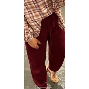 EESome maroon dress joggers